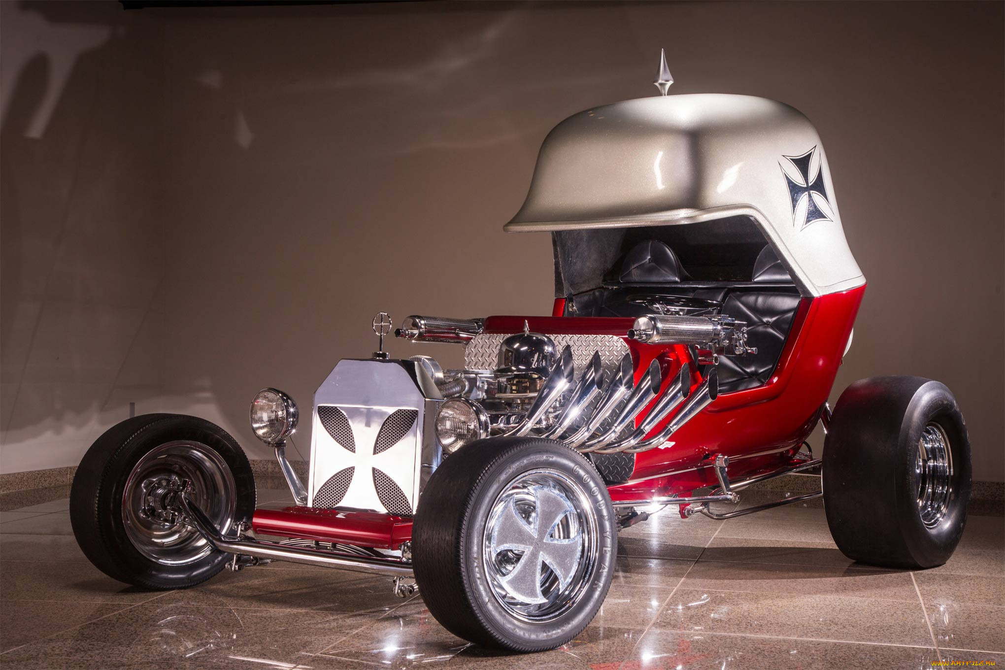 , custom classic car, redbaron